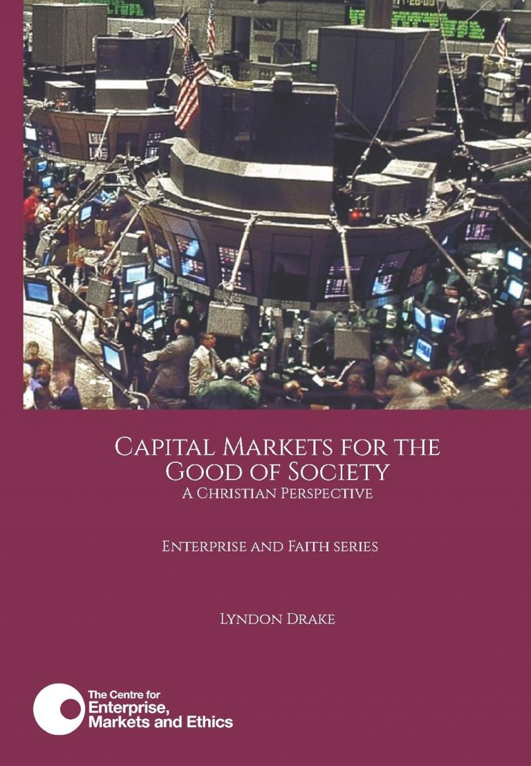 Capital Markets for the Good of Society